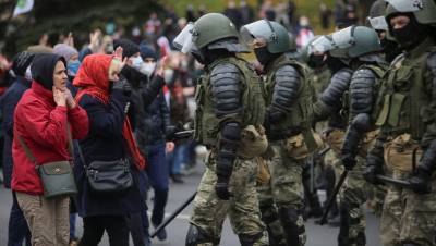 Правозащитники сообщают о 70 задержанных на протестах в Белоруссии