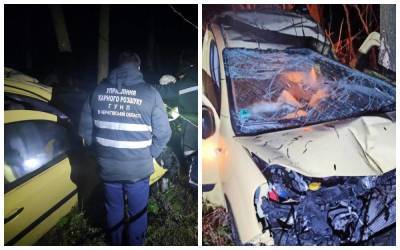 В Чернигове пассажир угнал такси и погиб во время побега: фото