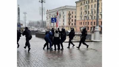 В Минске против участников "Марша соседей" применили светошумовые гранаты и слезоточивый газ, задержаны 250 человек