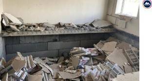 Строитель пострадал при взрыве в подвале школы в Северной Осетии