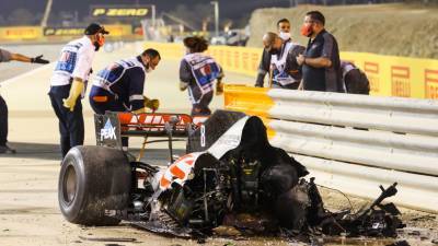 Грожан обратился к болельщикам впервые после аварии на Гран-при Бахрейна