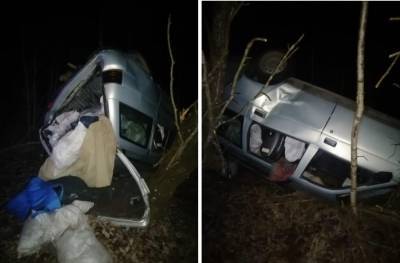 В Тверской области травмы получил водитель съехавшей в кювет машины