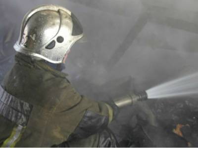 Потушен пожар на складе с газовыми баллонами на юге Москвы