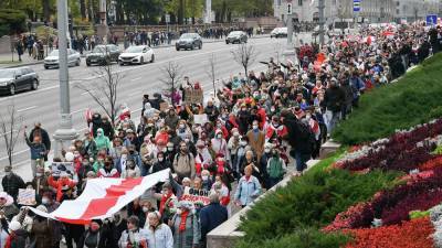 В Минске прошел марш пенсионеров в поддержку студентов и рабочих