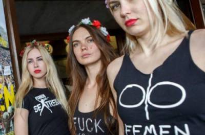 В Одессе активистка FEMEN отличилась «голым протестом». ФОТО
