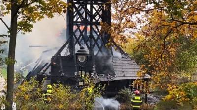 Украинская церковь XVII века сгорела в Праге