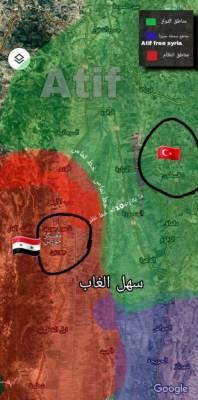 В Сирии турецкая армия разместила свои позиции напротив военной базы РФ