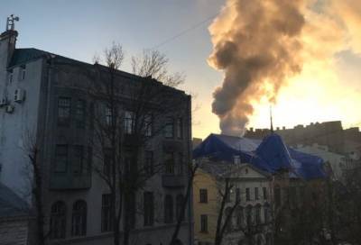 Над особняком Форостовского в Петербурге заметили дым