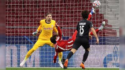 Мадридский "Атлетико" переупрямил "Зальцбург" в домашней игре