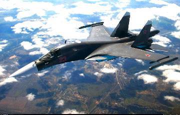В России разбился военный самолет Су-34