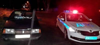 Автоинспекторы поймали пьяного водителя в поселке Карелии