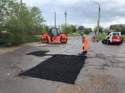 Подходы к пешеходным переходам асфальтируют в Ульяновске
