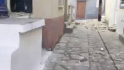 Землетрясение в Греции привело к разрушениям на острове Самос