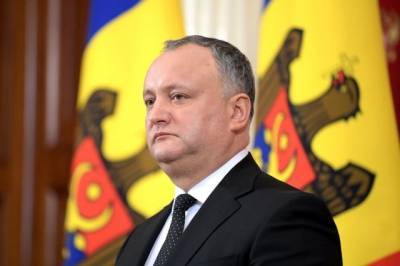 Додон лидирует на выборах президента Молдавии с результатом 36,3%