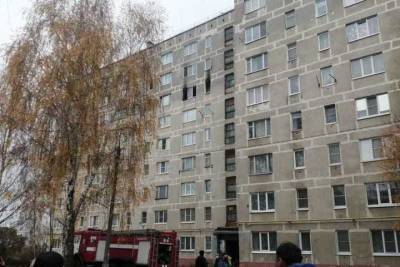 В Сасове Рязанской области произошел пожар в многоэтажке