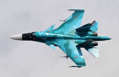 В Хабарвоском крае упал фронтовой бомбардировщик Су-34