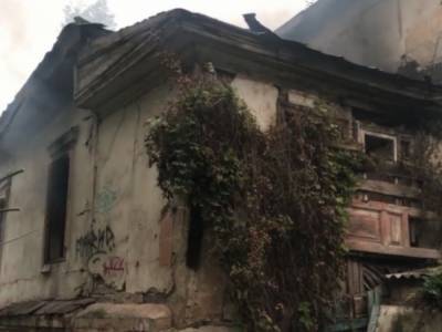 На Подоле в Киеве сгорело старинное здание