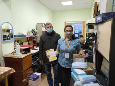 Штаб #МыВместе передал СИЗы сельским волонтерам акции в Усть-Вымском районе