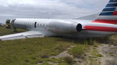 На Багамах произошло ЧП с самолетом компании American Eagle