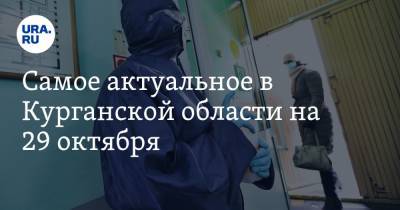 Самое актуальное в Курганской области на 29 октября. В регион прибыли медики из Москвы, срываются закупки квартир для детей-сирот