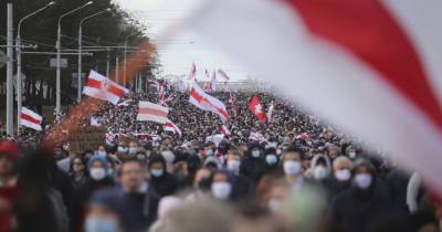 В Беларуси увеличилось число задержанных на акциях протестов