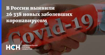 В России выявили 26 338 новых заболевших коронавирусом