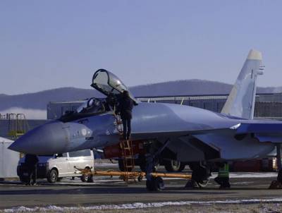 До места назначения новые истребители Су-35С преодолели 7 тысяч километров
