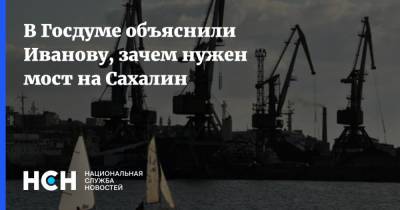 В Госдуме объяснили Иванову, зачем нужен мост на Сахалин