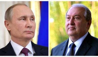 Президент Армении попросил Путина помочь в «крайне чувствительном вопросе»