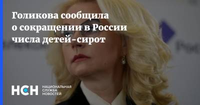 Голикова сообщила о сокращении в России числа детей-сирот