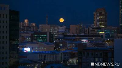 Над Екатеринбургом взошла Бобровая Луна (ФОТО)