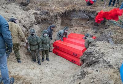 Под Выборгом похоронили 80 красноармейцев, погибших в Советско-финской войне