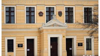 В Петербурге пройдет реставрация фасадов двух корпусов СПбГАСУ