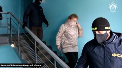Появилось видео задержания экс-главы Минздрава Иркутской области