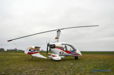 В Запорожье начались испытания первого украинского гирокоптера