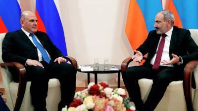 Пашинян и Мишустин обсудили отношения двух стран