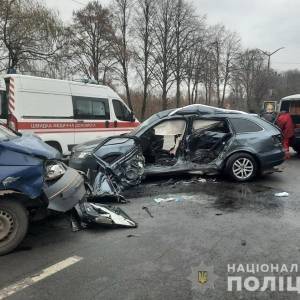 В ДТП в Житомирской области пострадали пять человек, в том числе - дети. Фото
