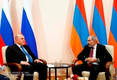 Пашинян и Мишустин обсудили вопросы союзнической повестки Армении и России