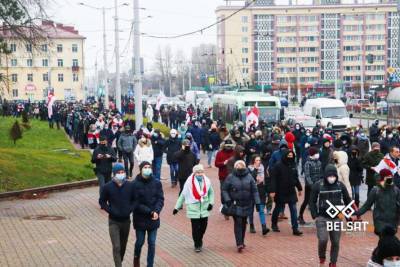 На акции протеста в Белоруссии начались задержания