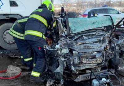 На Закарпатье произошло столкновение легковушки "ВАЗ" с грузовиком - пятеро погибших