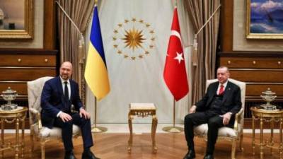 Премьер-министр Украины провел встречу с Президентом Турции
