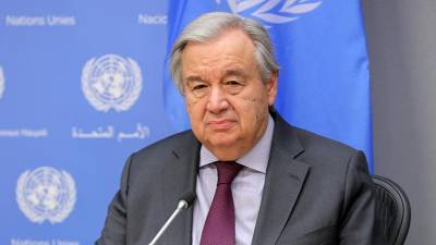 Генсек ООН приветствовал договоренность о прекращении огня в Карабахе