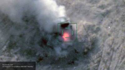МО Азербайджана опубликовало видео уничтожения армянской зенитной установки