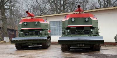 ВСУ получили крупнейшую партию модернизированных пожарных танков — фото