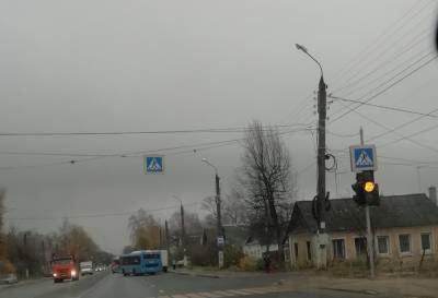 Новый светофор установили в Заволжском районе Твери