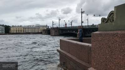 Сильный ветер с дождем надвигаются на Петербург