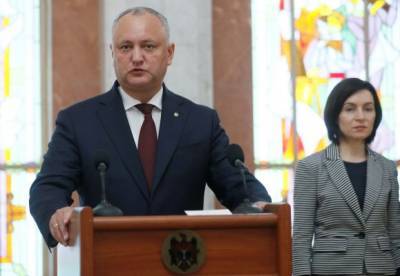 Президент Молдавии предупредил Санду: Вам придется с нами договариваться