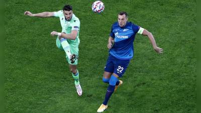 Питерский "Зенит" упустил победу в домашнем матче против "Лацио"