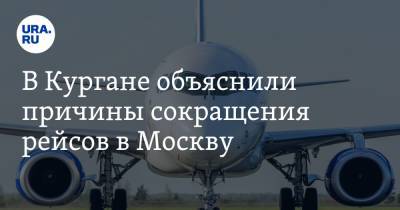 В Кургане объяснили причины сокращения рейсов в Москву