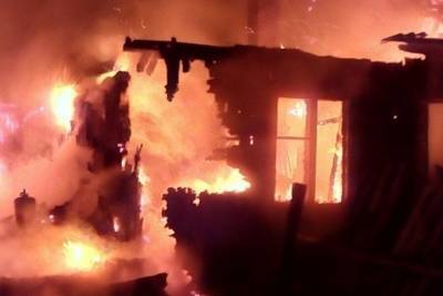 Опять пожар: в Ивановской области в очередной раз сгорел частный дом